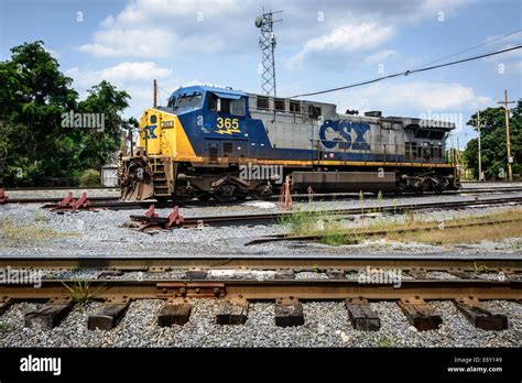 CSX AC4400CW No 365, Hagerstown Yard, Maryland Stock Photo - Alamy