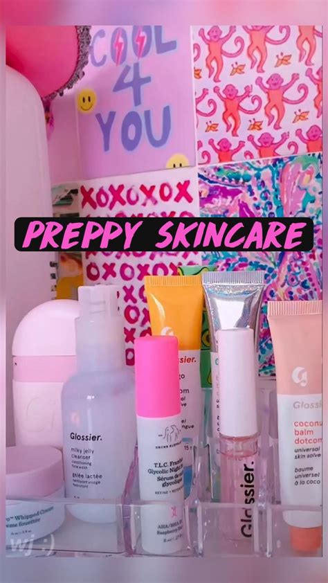 Preppy Skincare In 2022 Preppy Makeup Skincare Organization Beauty Skin Care Routine