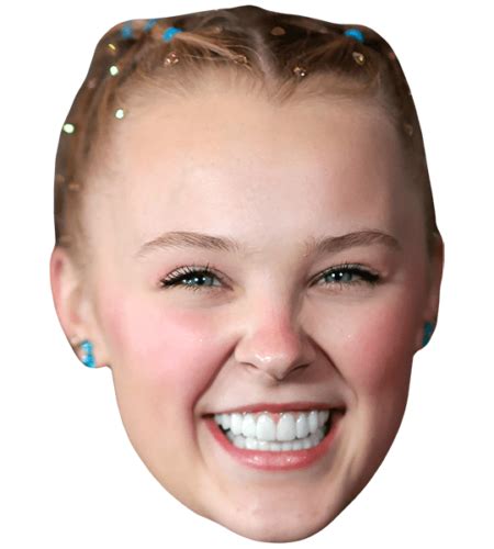 Jojo Siwa Smile Maske Aus Karton Celebrity Cutouts