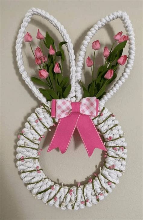 100 Cute And Easy Dollar Tree Diy Easter Wreaths I Luve It Artesanato De Páscoa Enfeites De