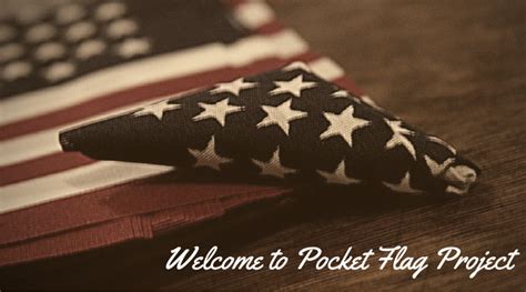 Get Started The Pocket Flag Project