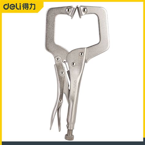 Jual Deli C Clamp Locking Pliers Tang Buaya Jepit 11 Inch Penjepitan