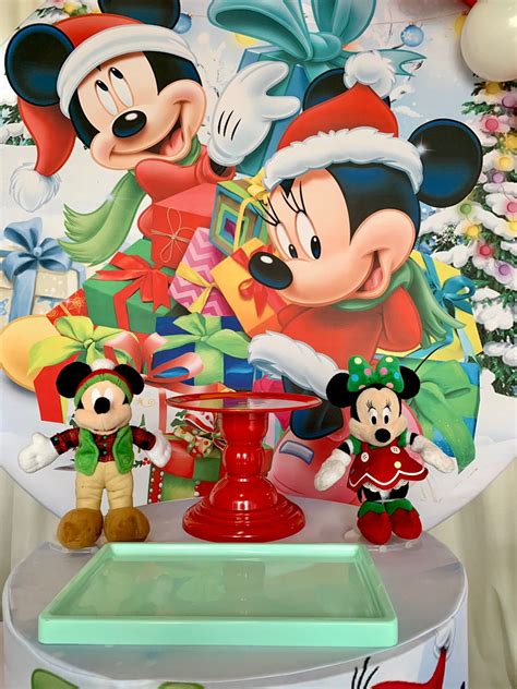 Decora O Festa Natal Mickey Minnie Alugue Pegue E Monte Elo