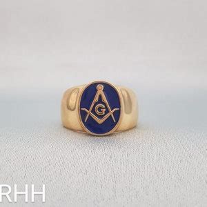 Handmade Master Mason Ring, Masonic Ring, Freemason Ring, 925 Sterling ...