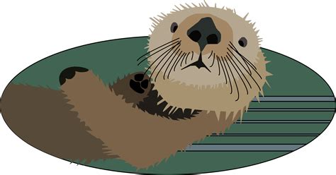 Clipart - Sea otter