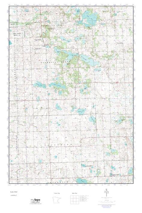 Mytopo Lake Olaf Minnesota Usgs Quad Topo Map