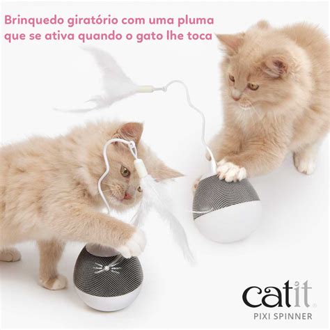 Dispensador de snacks automático para gatos Catit Pixi Spinner