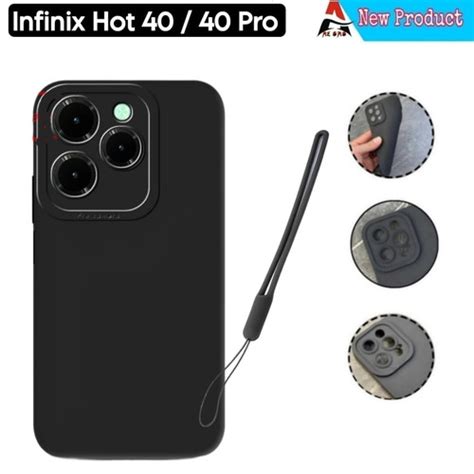 Jual Casing Infinix Hot Pro Hitam Pro Camera Bonus Tali Handphone Hot Jakarta Selatan