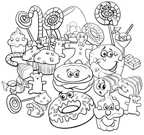 Cute Marshmallow Coloring Pages