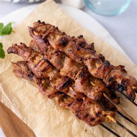 Moo Ping Grilled Thai Pork Skewers Thai Caliente Thai Recipes