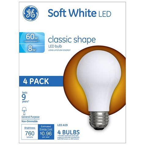 Ge W Led Light Bulb Soft White Walgreens