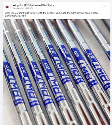 Ping Awt Lite Shafts Wrx Club Techs Golfwrx