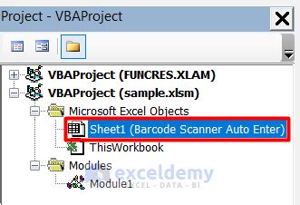 How To Create An Auto Enter Barcode Scanner In Excel Steps