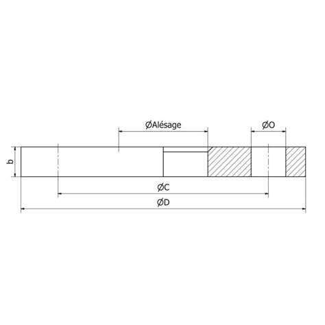 Bride tournante PN10 Type A Métrique Aluminium AS13 SOFRA INOX