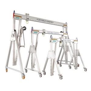 Buy Aluminium Light Duty Mini Lifting Adjustable Portable Mobile Gantry