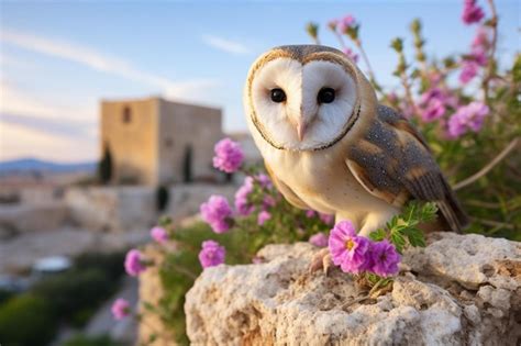 Premium Photo Barn Owl Tyto Alba Malaga Spain