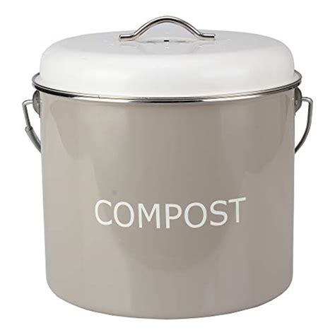 Compost Bucket for Kitchen - Odorless Countertop Compost Bin with Lid ...