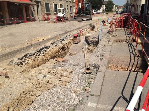 Le chantier plus long que prévu boulevard Carnot à Argentan