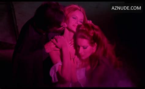 Helga Line Cristina Suriani Underwear Lesbian Scene In Horror Rises From The Tomb AZNude