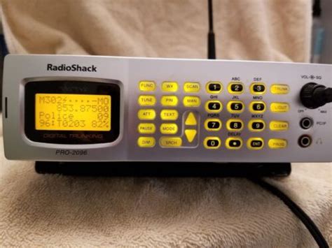 Radio Shack Pro Digital Trunking Scanner Police Fire Ems Ebay