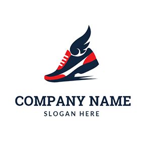 Name of Shoe with Wings Logo - LogoDix