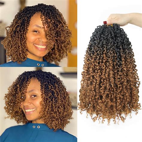 Amazon 12 Inch 9 Packs Yanky Twist Crochet Hair Pre Twisted Curly