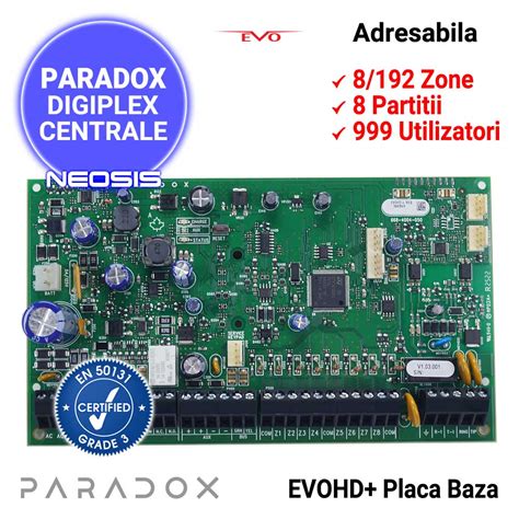 Paradox Digiplex EVOHD Placa Electronica Neosis Ro