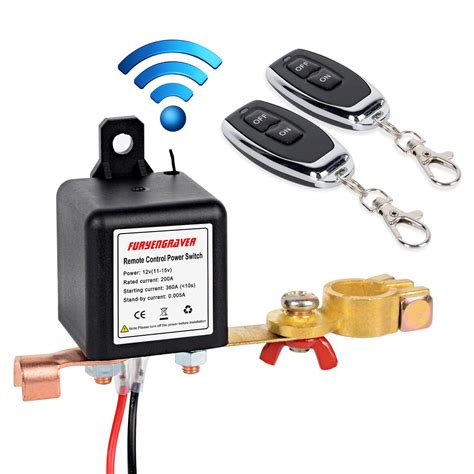 Buy Remote Control Battery Disconnect Switch Kill Switch For Car With 2