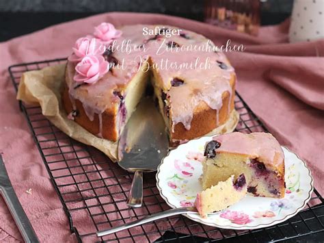 Saftiger Heidelbeer Zitronenkuchen Mit Buttermilch Castlemaker