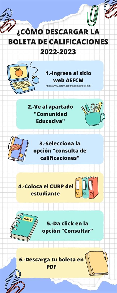 Consulta Las Boletas De Calificaciones Del Ciclo Escolar 2022 2023