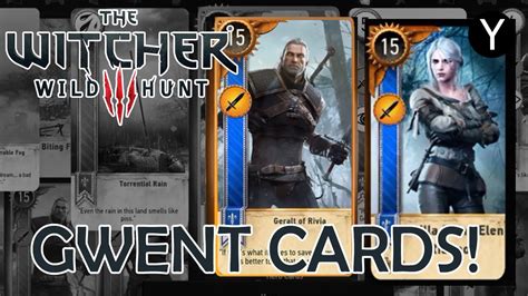 How To Get Geralt Of Rivia And Ciri Gwent Cards The Witcher 3 Wild