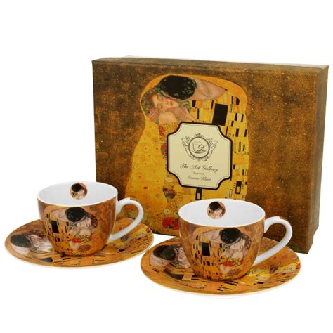 Set šalica Gustav Klimt 2 1 Ines Tehnika Set Šalica