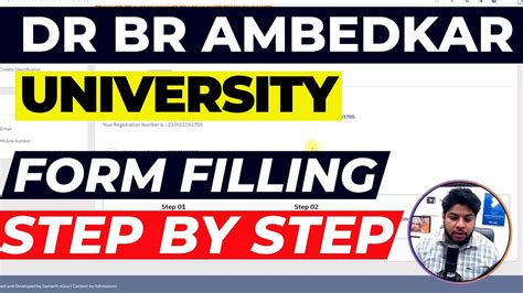 How To Fill Dr Br Ambedkar University Application Form 2023🔥 Youtube