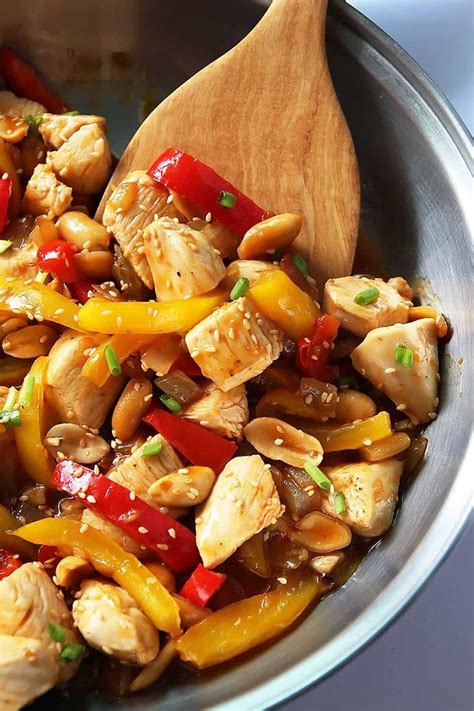 Easy Kung Pao Chicken Recipe LeelaLicious