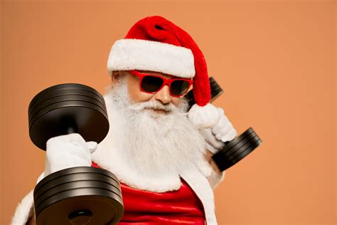 Holiday Fitness Santa