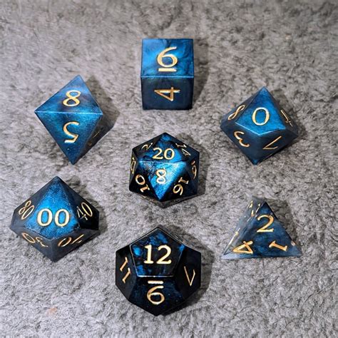 Dungeons and Dragons Full Dice Set Complete Dice Set - Etsy