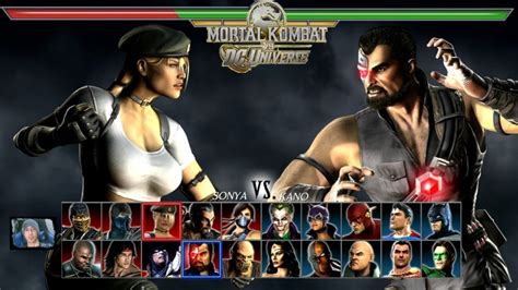 Mortal Kombat Vs Dc Universe Sonya Vs Kano Youtube