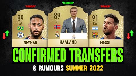 Fifa New Confirmed Transfers Rumours Ft Haaland Messi