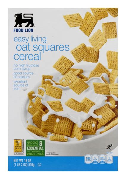 Food Lion Oat Squares Cereal 1source