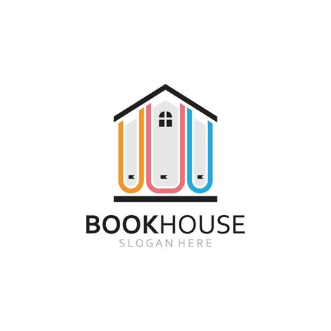 Book House Logo Template Vector Illustration 25946977 Vector Art at ...