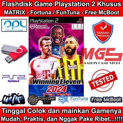 Jual Flashdisk Game PS2 PS 2 Winning Eleven 2024 Summer Transfer