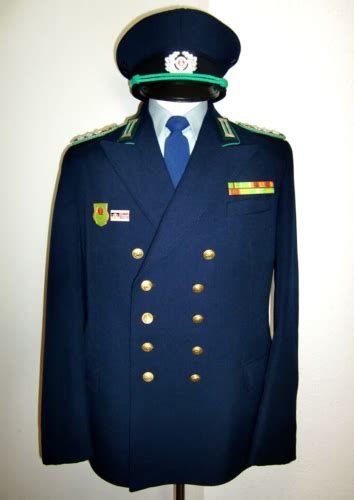 DDR MdI Uniform Wasserschutzpolizei Obermeister Der VP Gr Sg52 1 Sg56