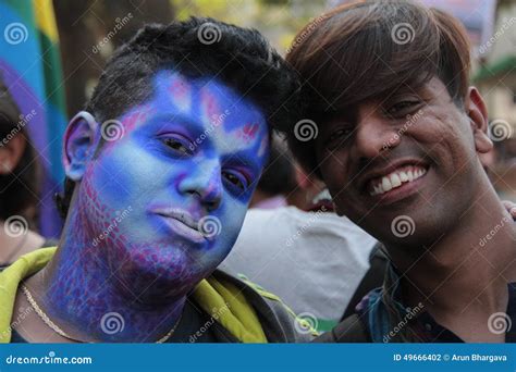 Desfile De Orgullo Gay De La India Fotograf A Editorial Imagen De Experiencia Trajes
