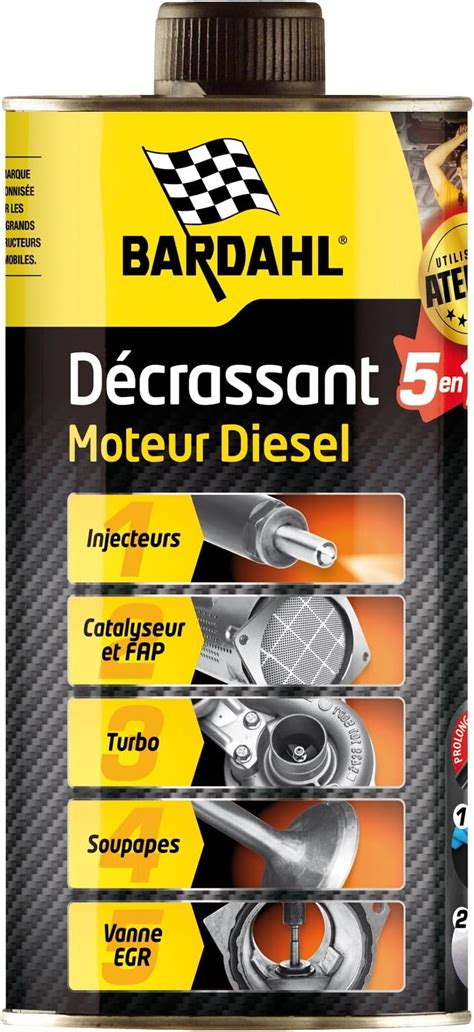 Amazon fr Bardahl Décrassant Moteur Essence 5 en 1 500ml