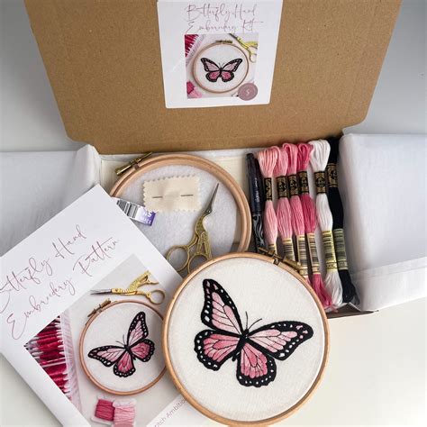 Butterfly Hand Embroidery Kit – Stitch Ambition