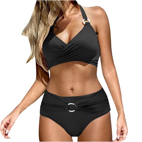 Dihao Plus Size Swimsuits For Women 2024 Clearance Women S Bikini Set