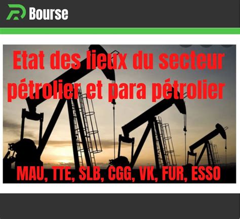 Etat des lieux du secteur pétrolier et parapétrolier MAUREL PROM