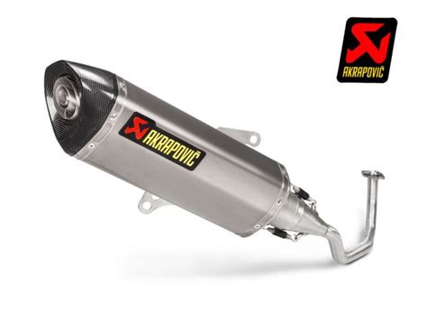 S H125R5 HRSS SCARICO COMPLETO RACING AKRAPOVIC INOX HONDA FORZA 125