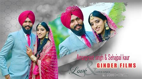 Amanpreet Singh Weds Sehajpal Kaur Live By Ginder Studio Rajatal