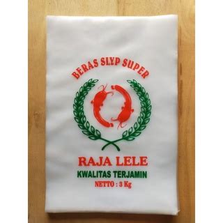 Jual KEMASAN BERAS Cap RAJA LELE 3kg 100 Pcs Shopee Indonesia